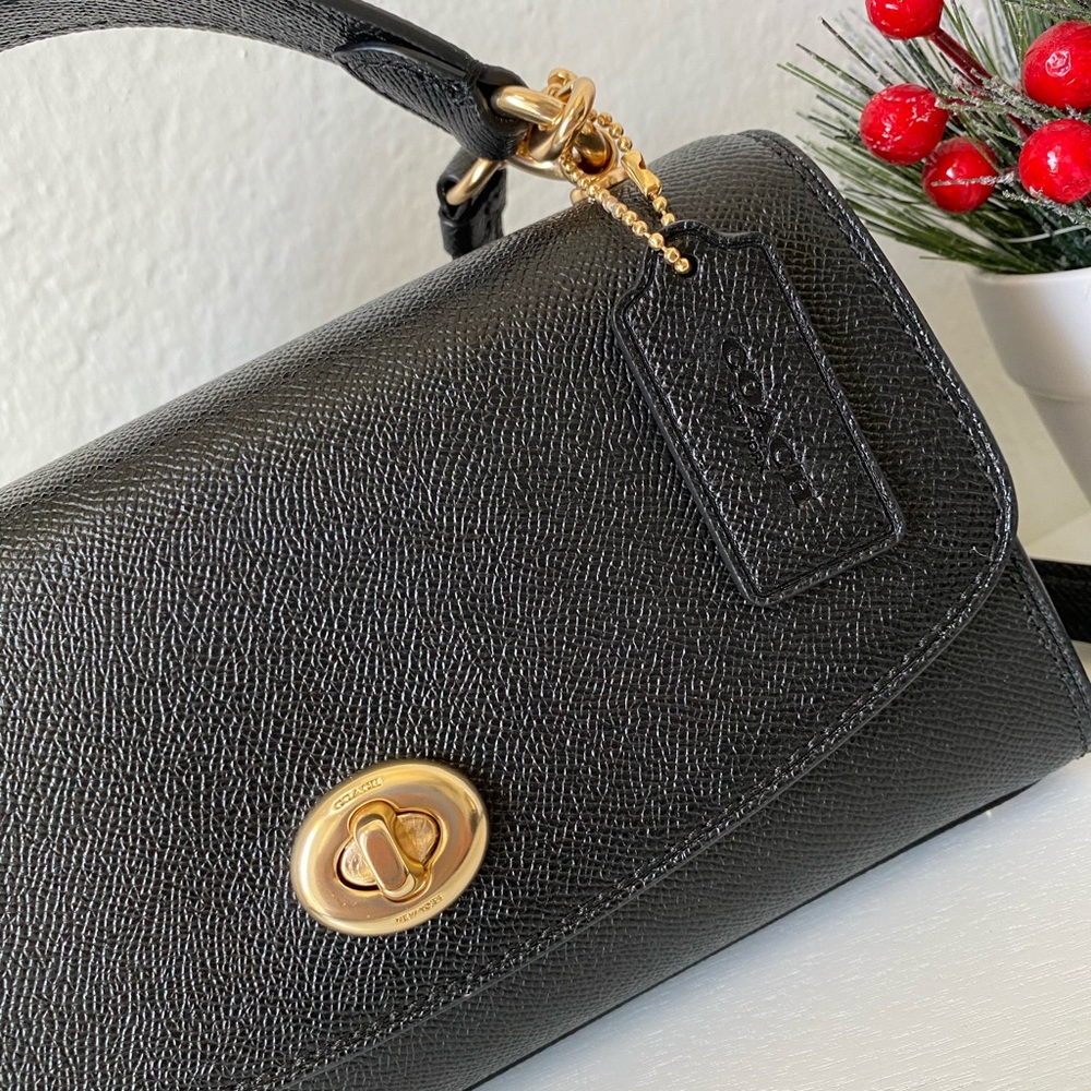 Coach Tilly Satchel 23 Black - Picture 2 of 9